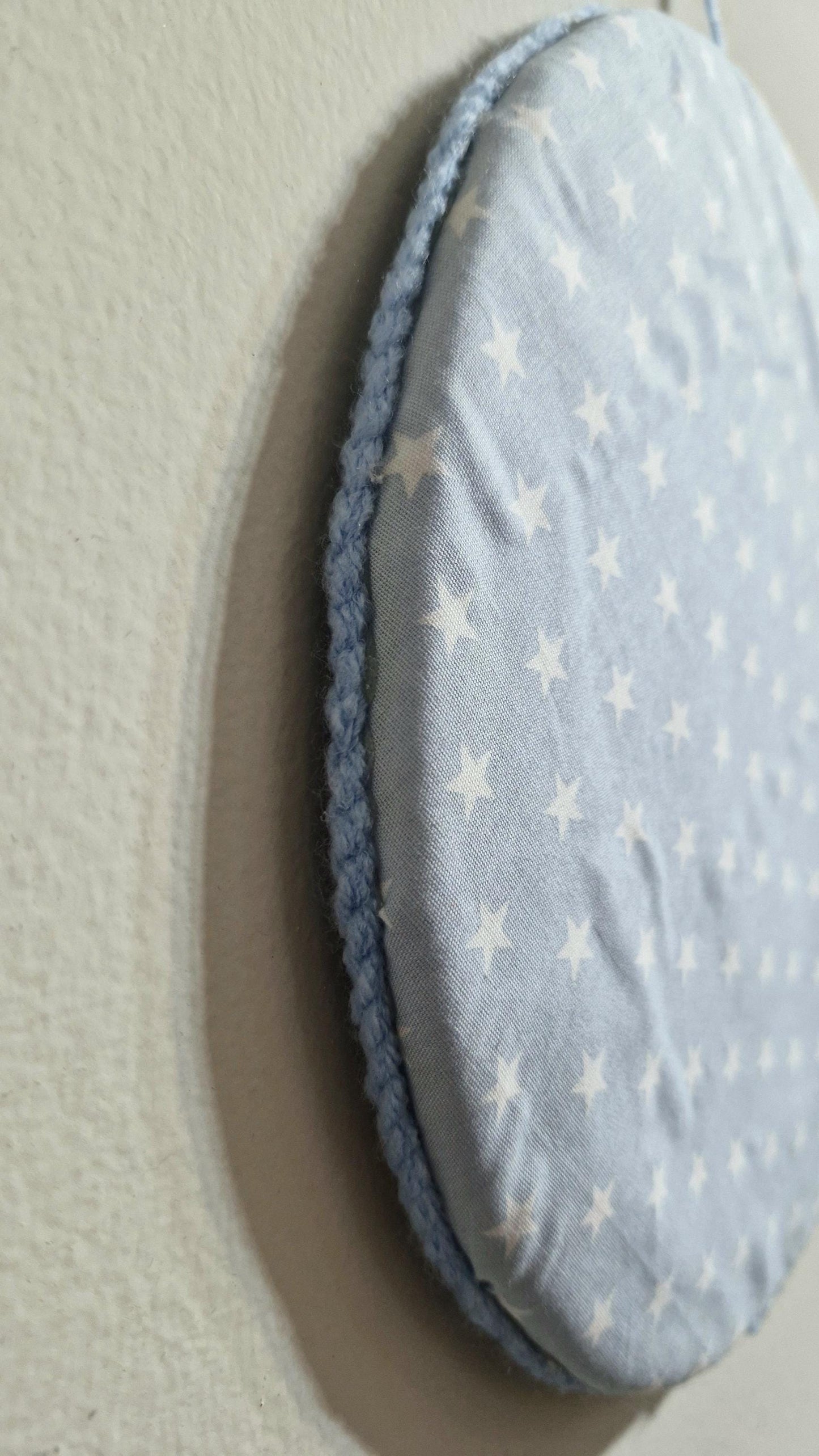 Handmade Punch Needle Penguin Wall Decor, Nursery & Baby Room Art, Cute Penguin with Heart, Soft Textile Wall Hanging