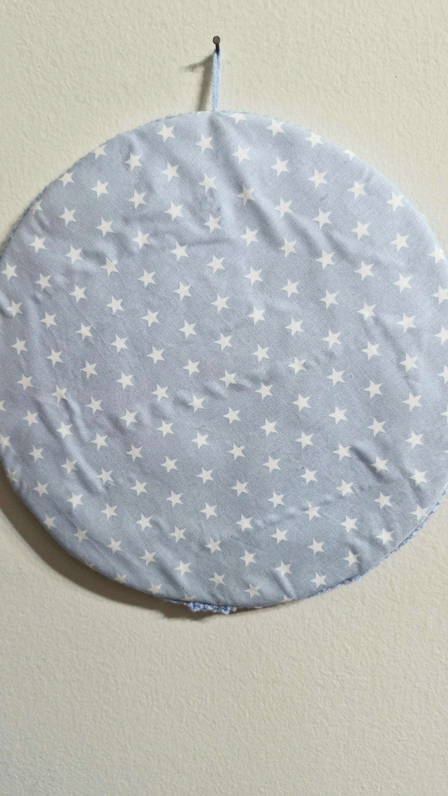 Handmade Punch Needle Penguin Wall Decor, Nursery & Baby Room Art, Cute Penguin with Heart, Soft Textile Wall Hanging